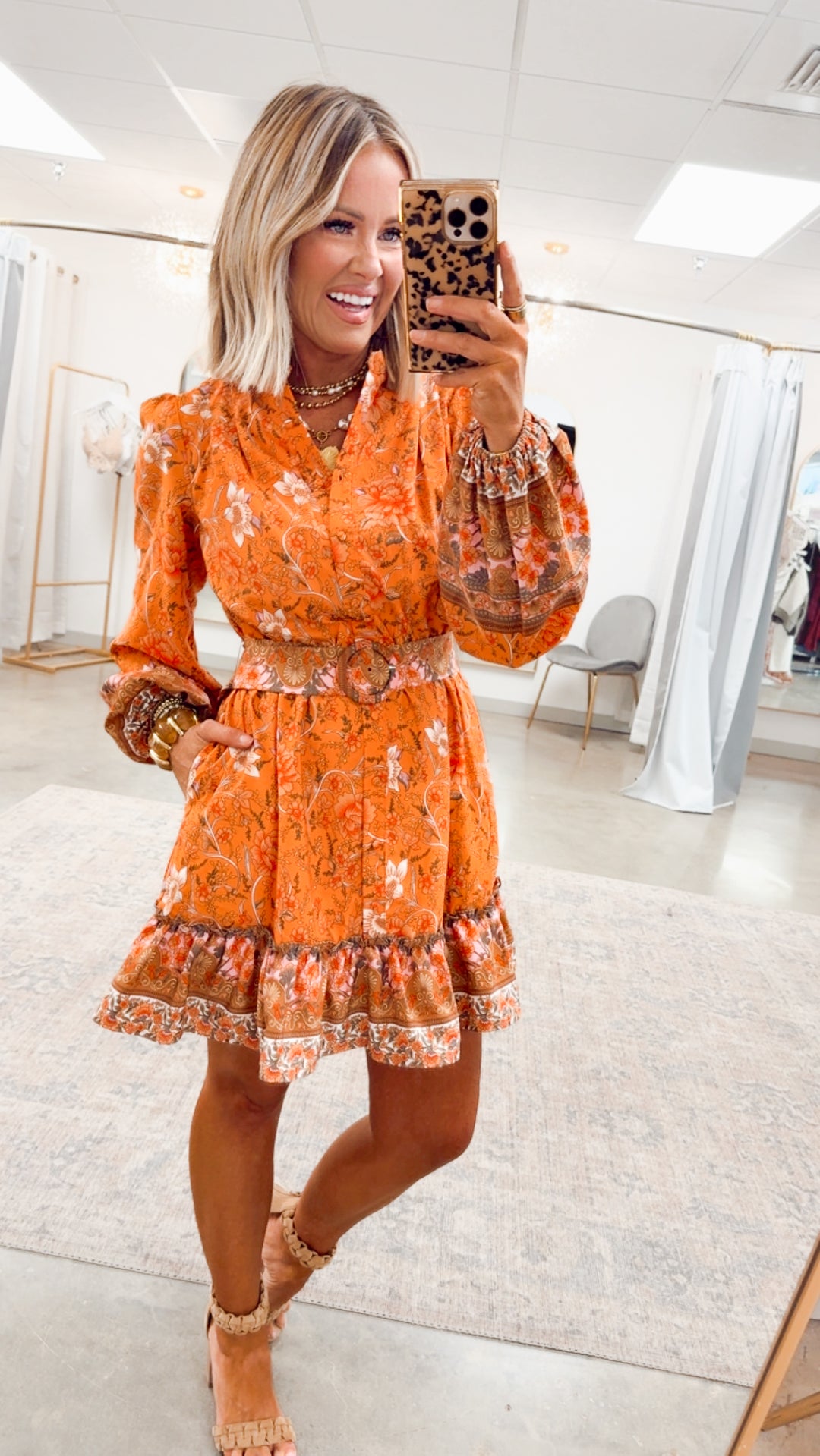 Rustic Meadow Mini Dress