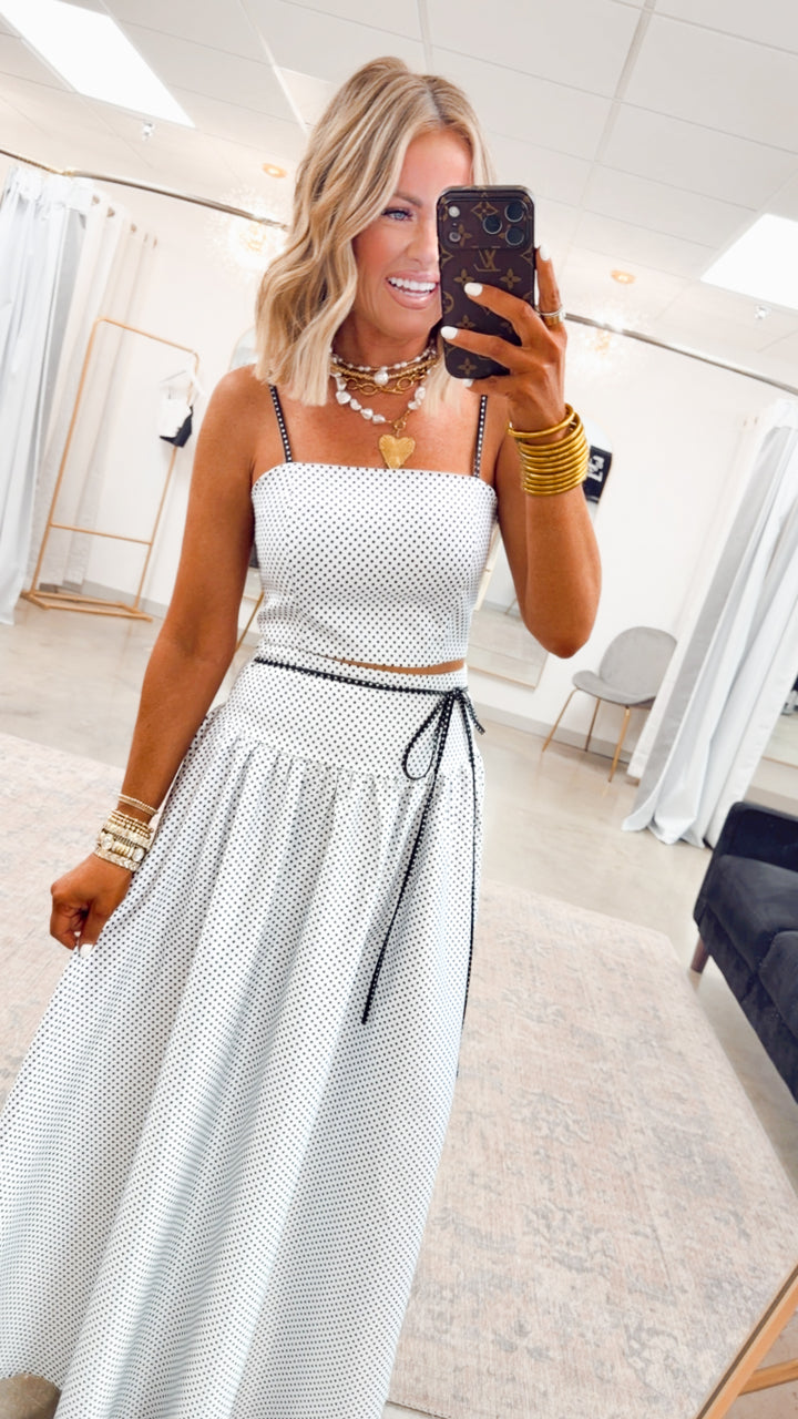 The Timeless Polka Two-Piece Set