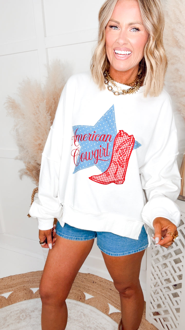 The All-American Cowgirl Sweatshirt