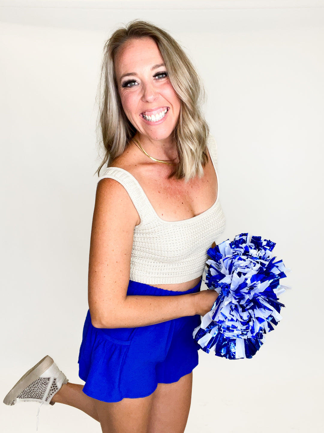 Boho Crochet Knit Crop Tank Top