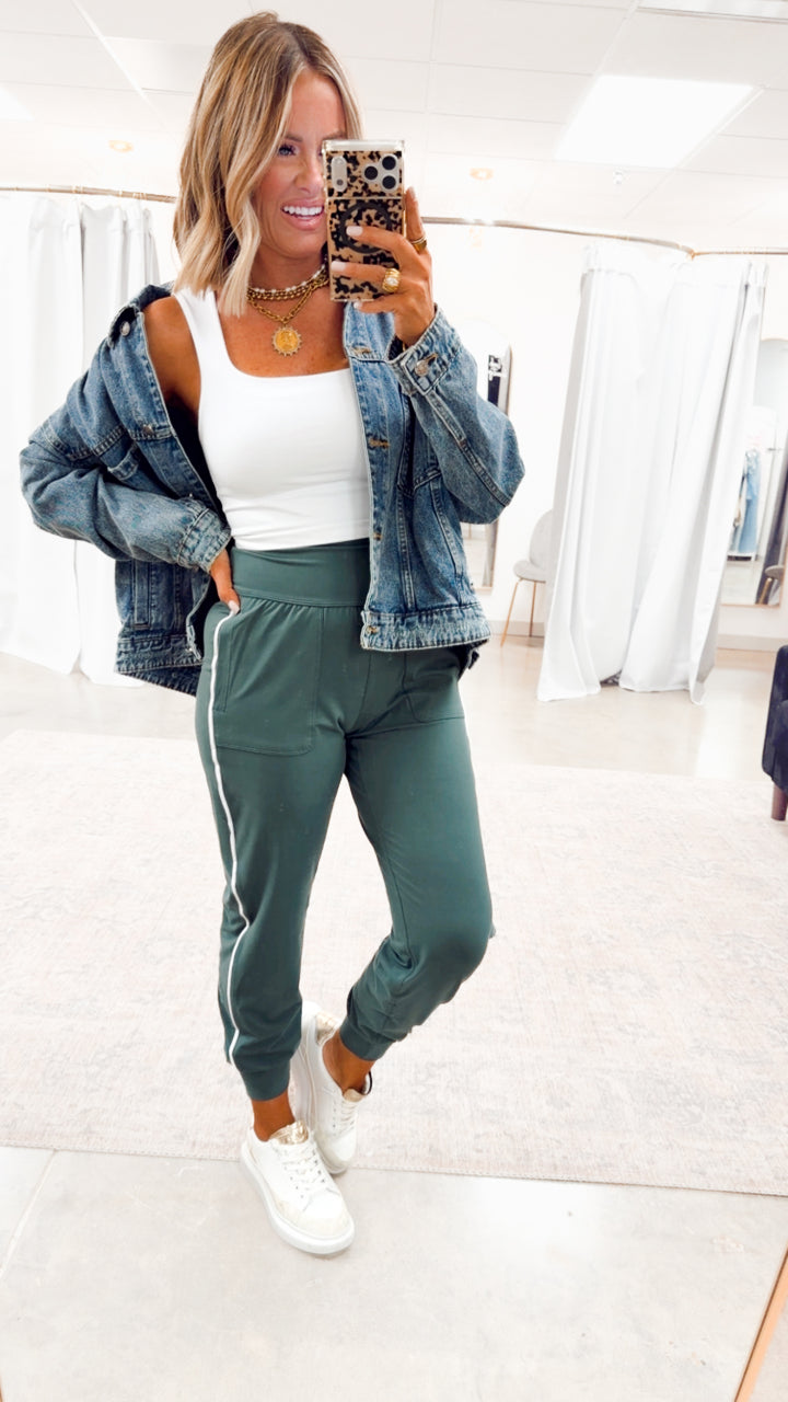 The Butter Flex Joggers-Dk Forest