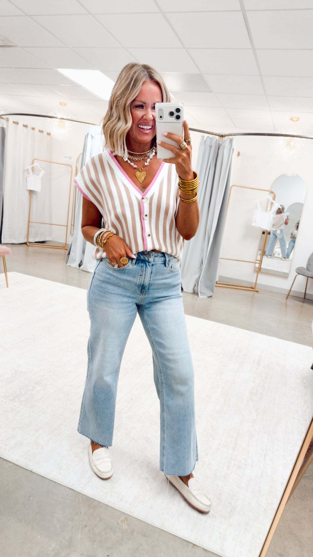 The Pink Harbor Top