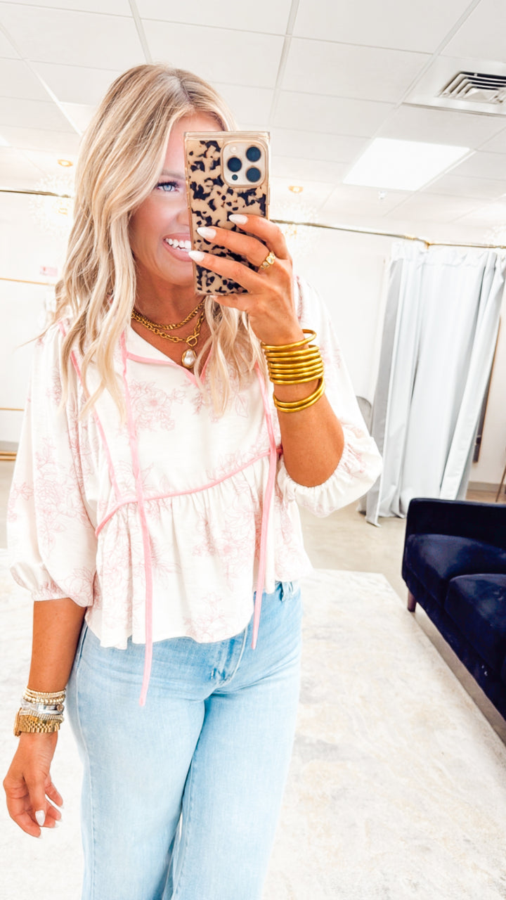 The Belle Petal Top