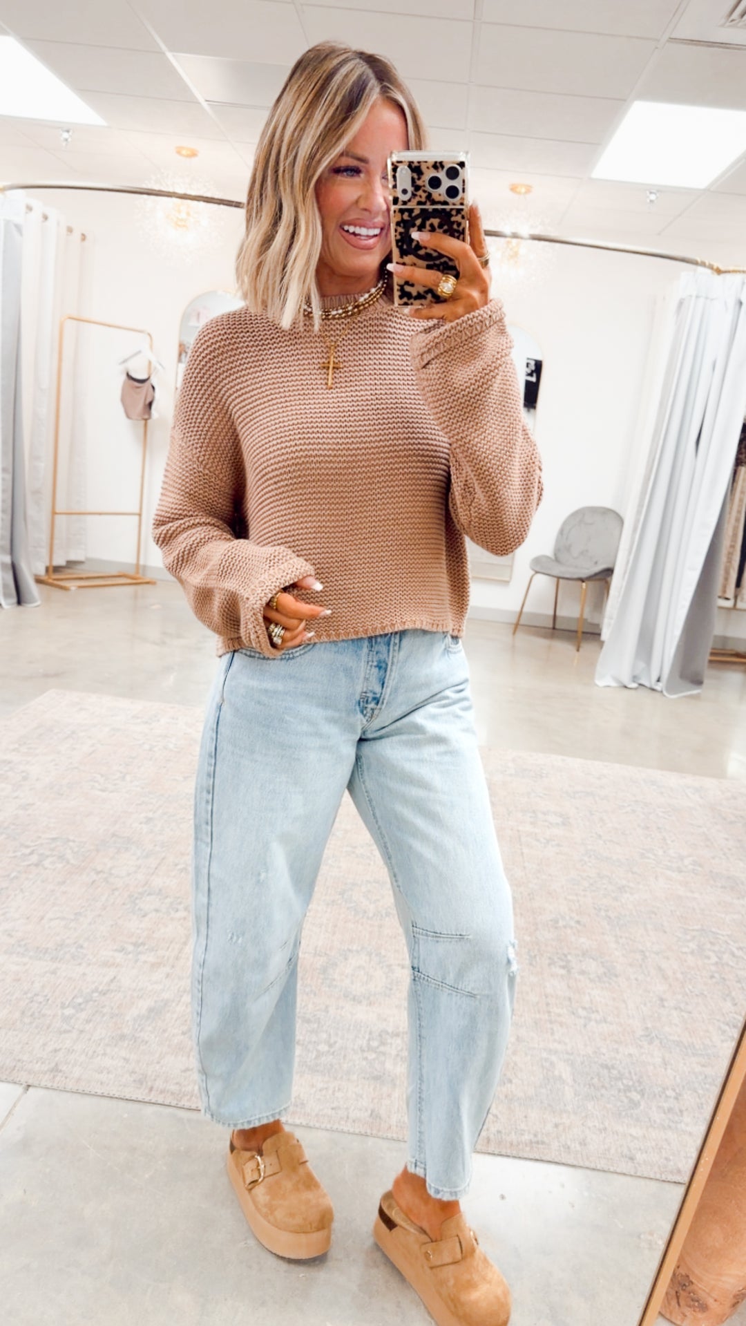 The Cozy Caramel Sweater