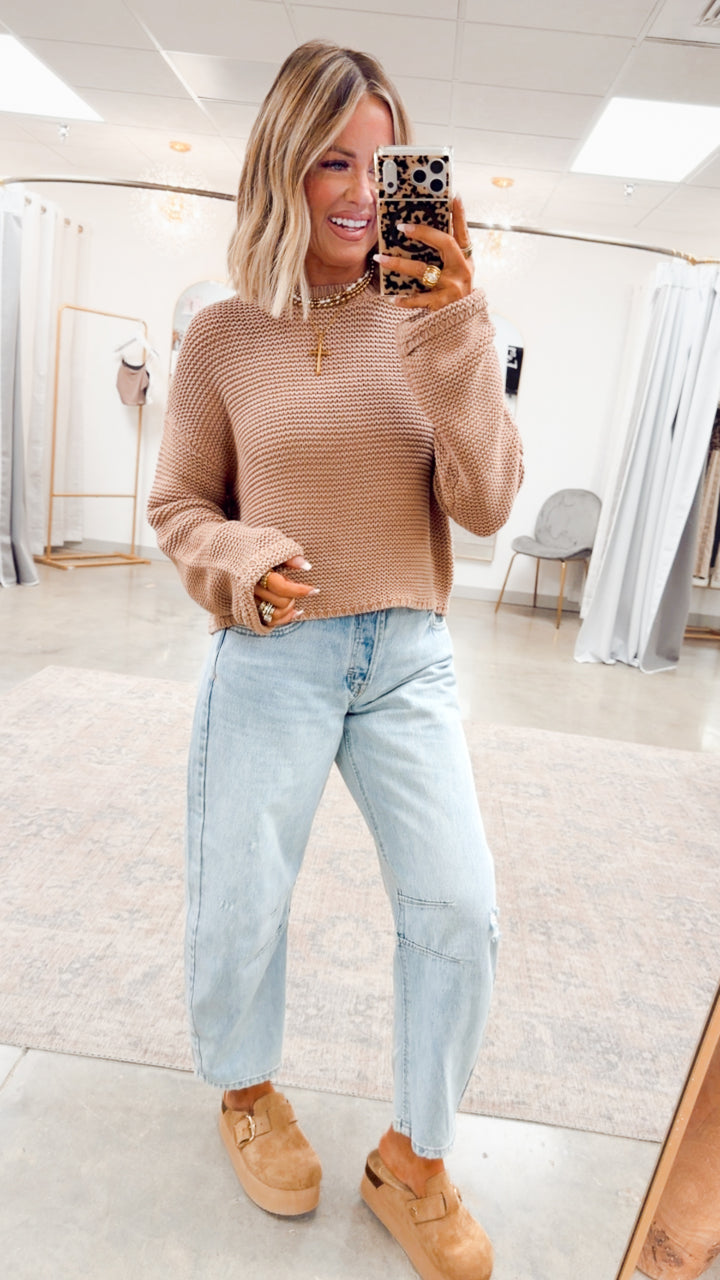 The Cozy Caramel Sweater
