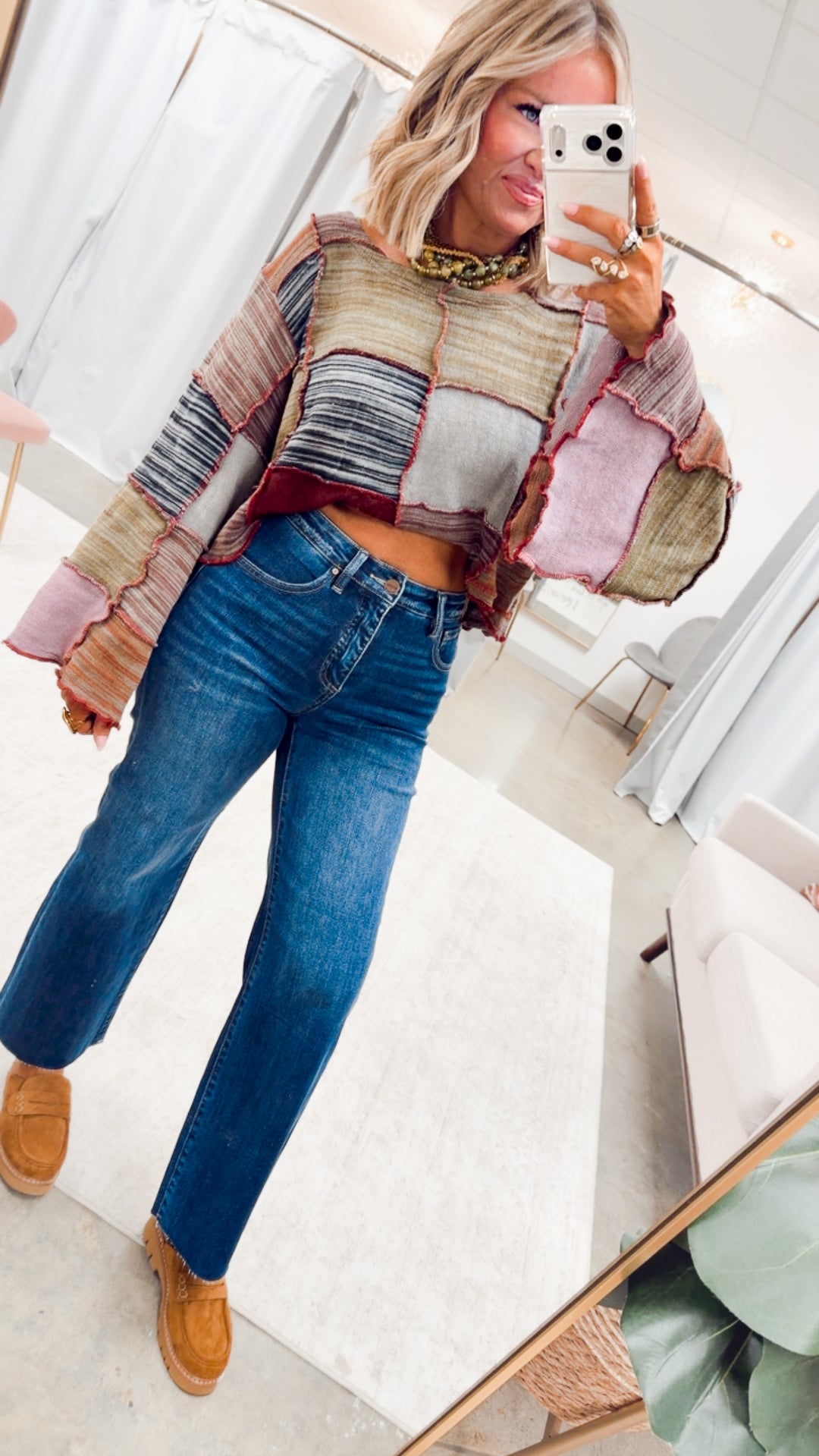 The Fletcher Cropped Wide Leg Jean-Dark