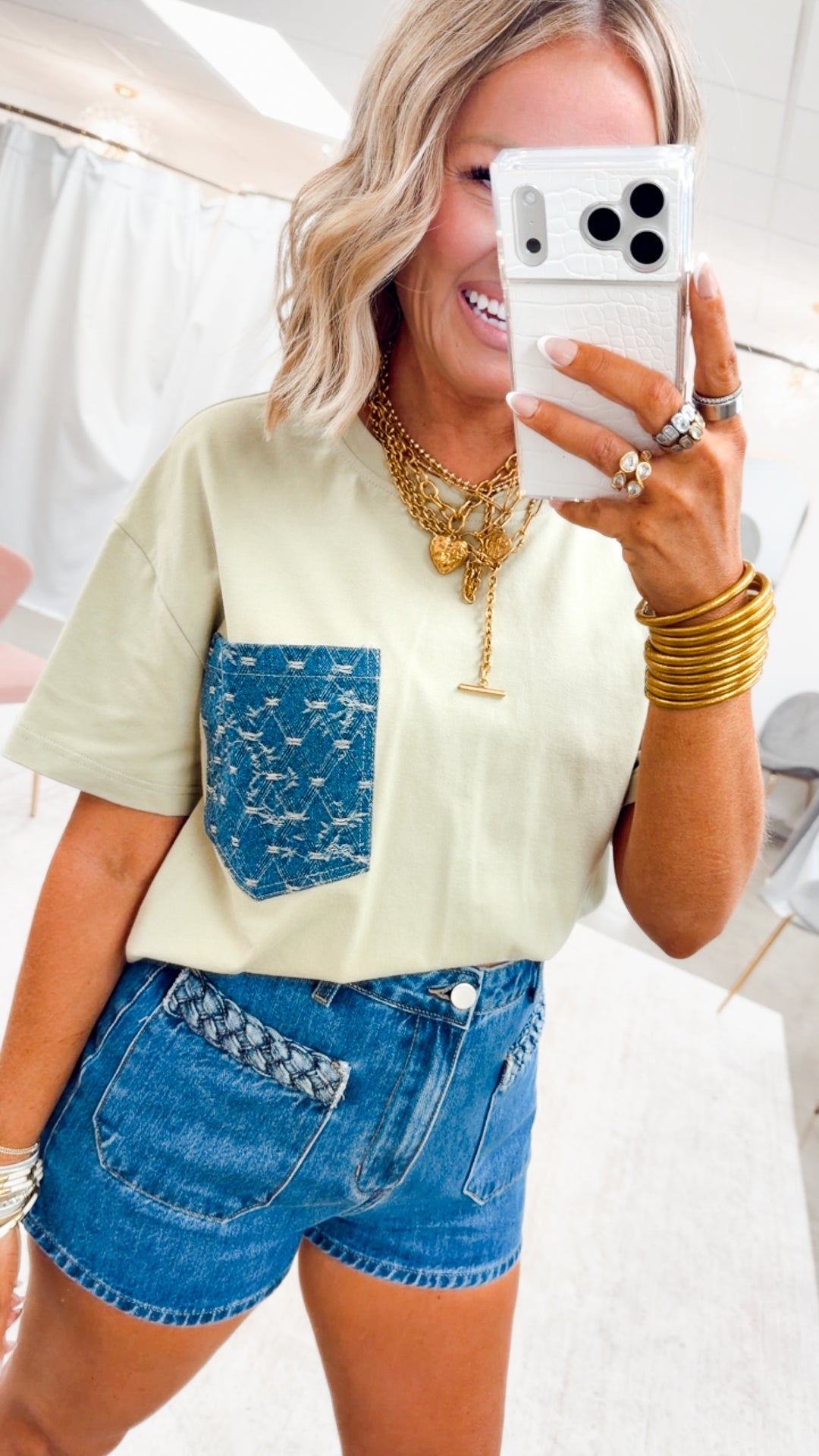 The Roxy Classic Tee-Olive