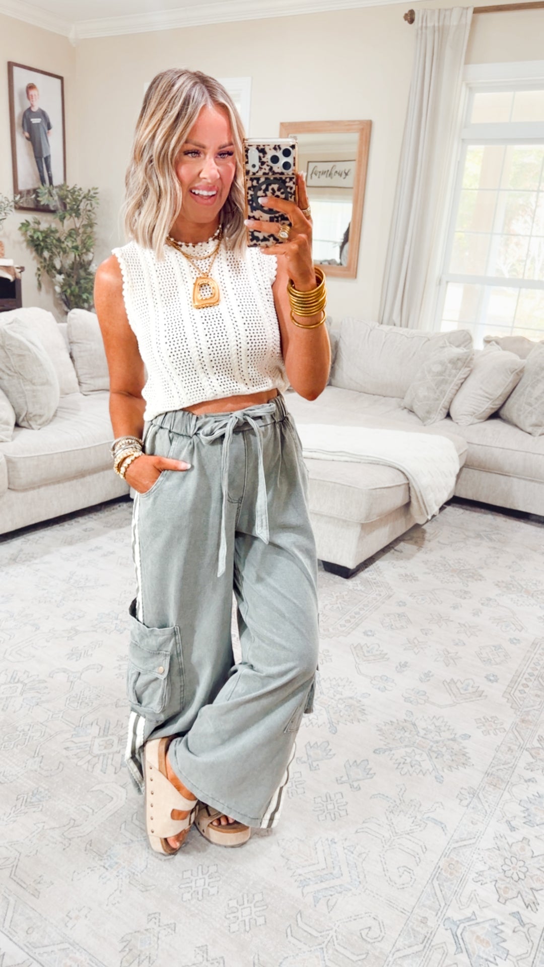 The Dreamcatcher Cargo Pants-Olive