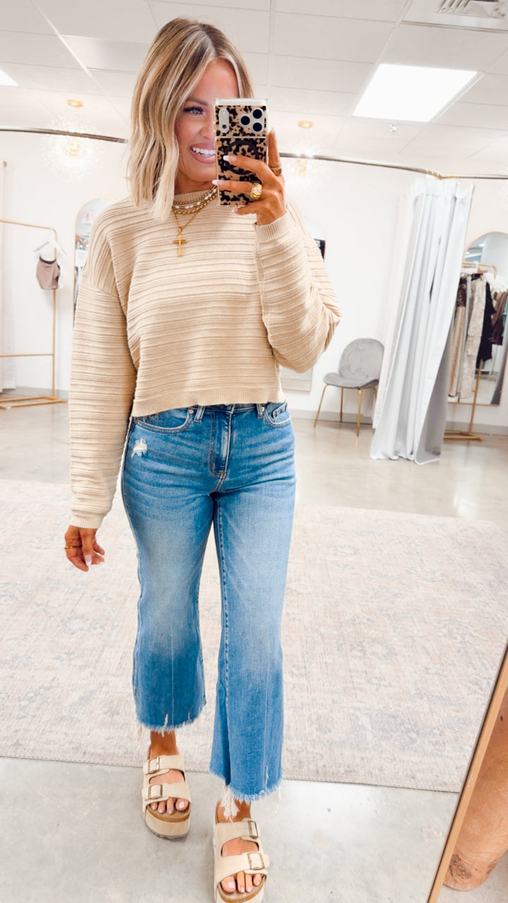 The Rowan Raw Hem Straight Jean