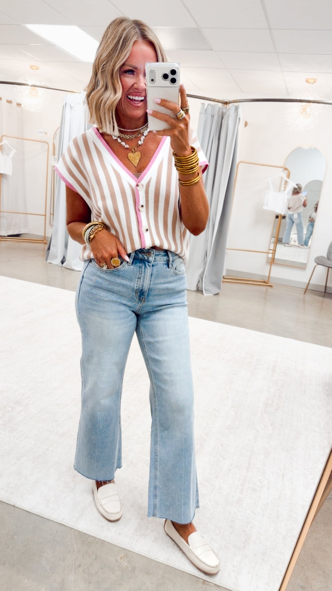 The Pink Harbor Top