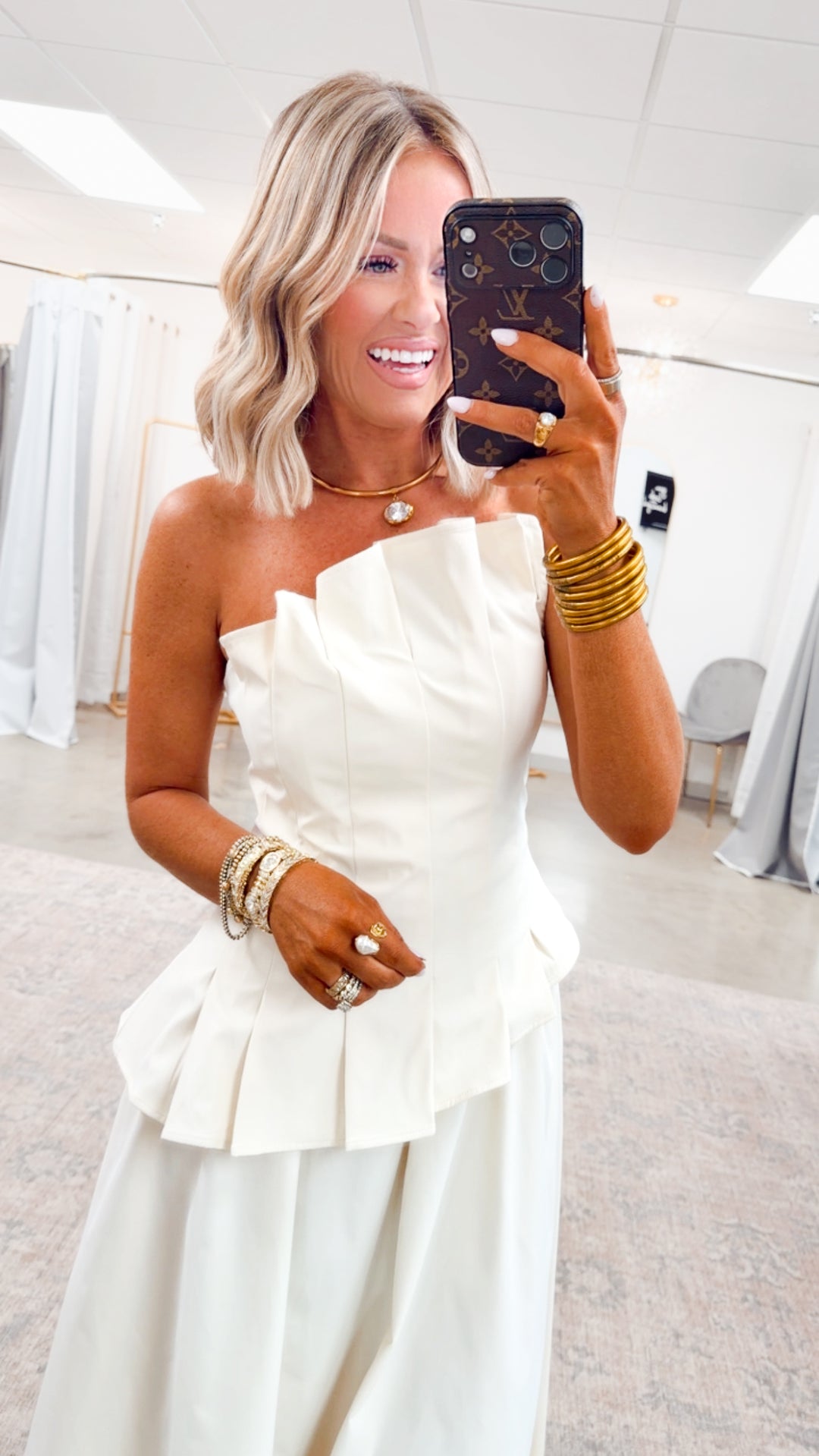 The Verona Sculpted Midi Dress-Ecru
