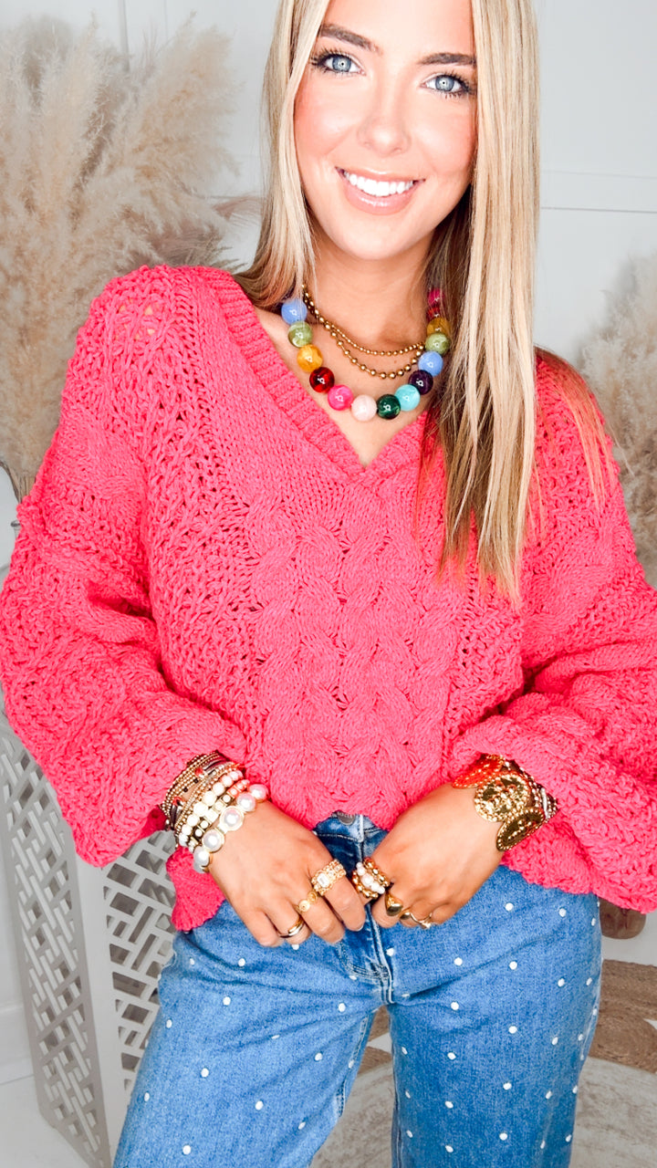 Melrose Balloon Sleeve Sweater