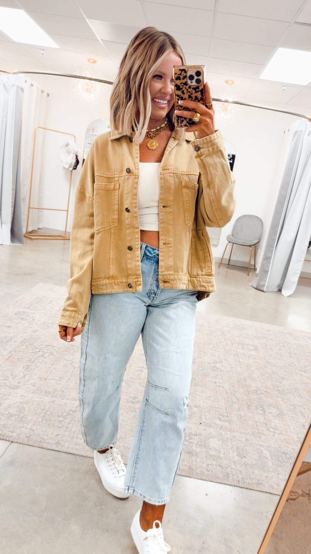 Oak Ridge Denim Jacket-Tea Satin