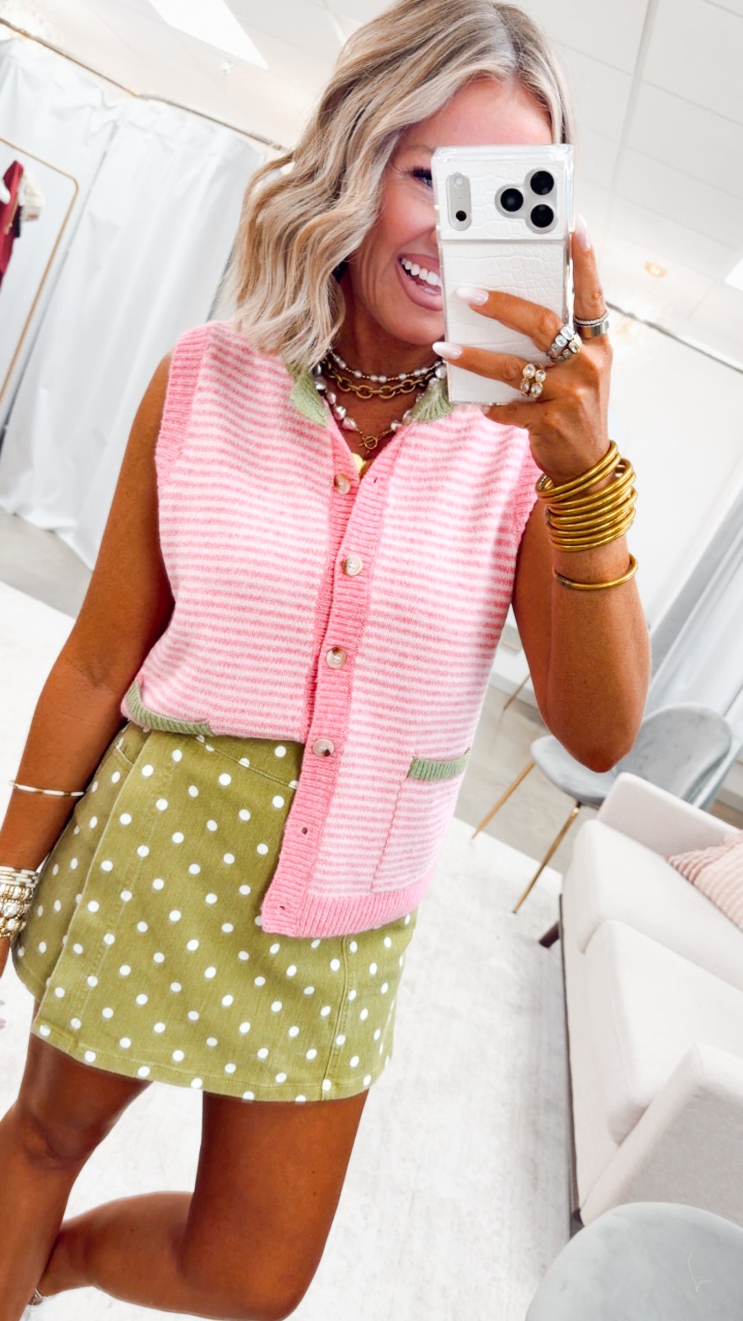 The Sienna Polkadot Wrap Skort
