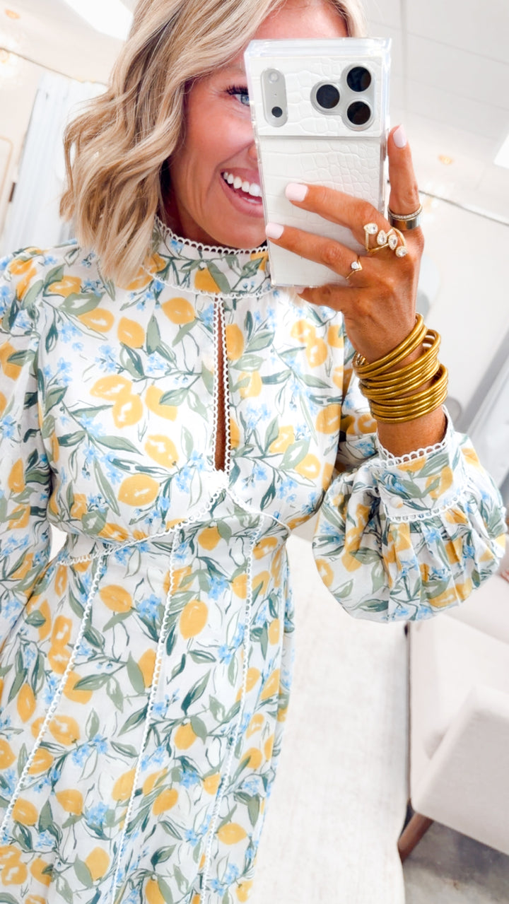 The Lemon Blossom Belle Dress
