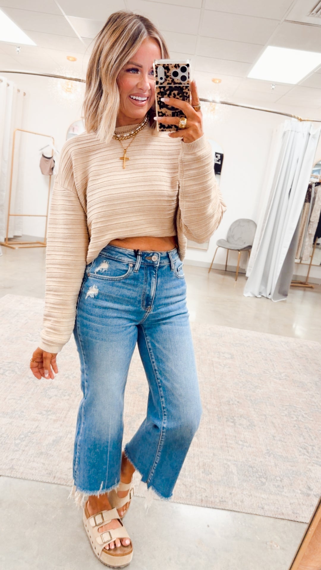 The Rowan Raw Hem Straight Jean