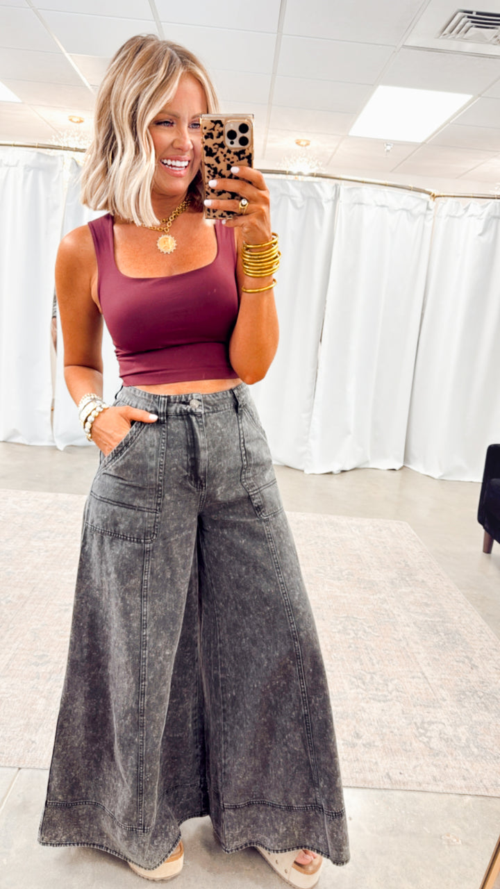 Nico Ultra Wide Leg Carpenter Pants