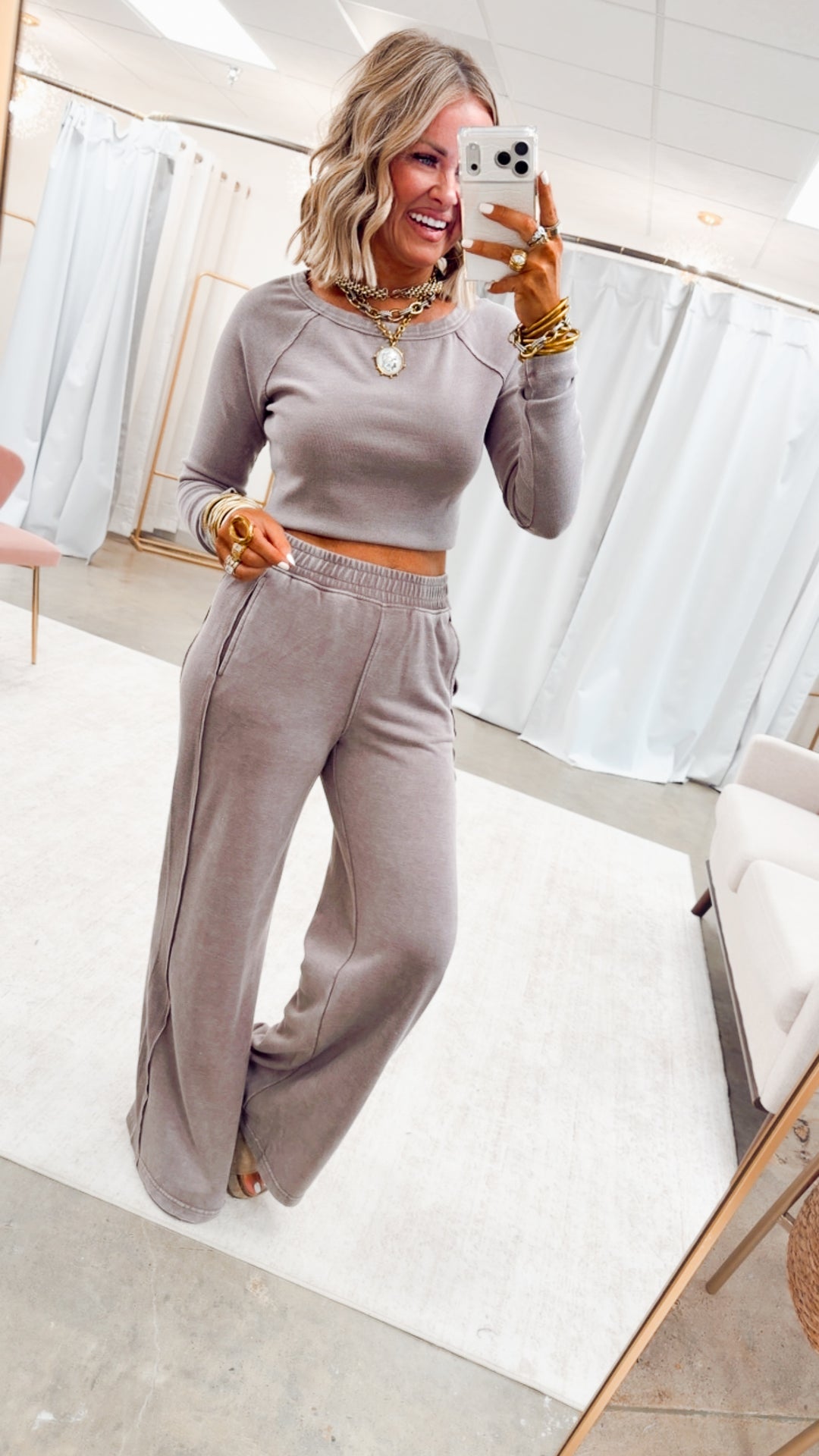 The Arabella Two Piece Set-Mocha