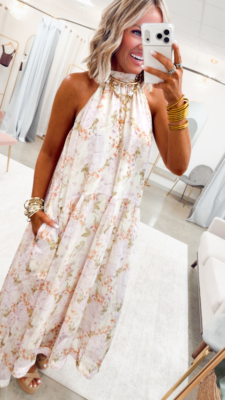 The Rose Halter Dress
