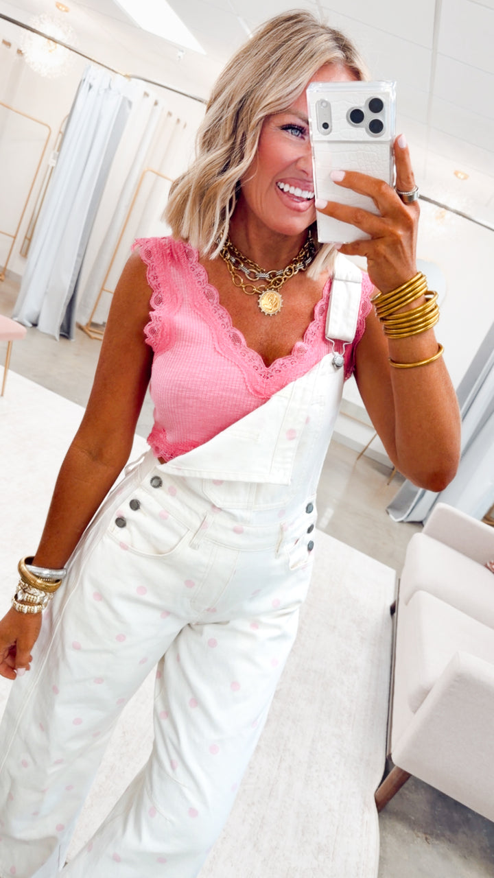 The Pretty in Polka Overalls