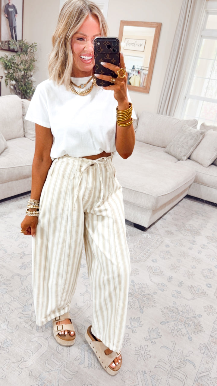 Classic Relaxed Crop Tee-White