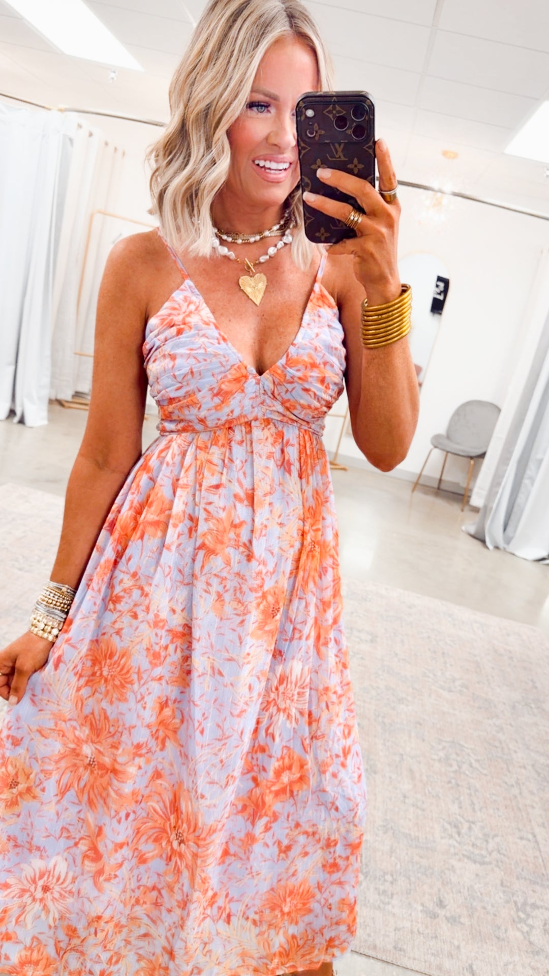 Hannah Crossback Midi Dress