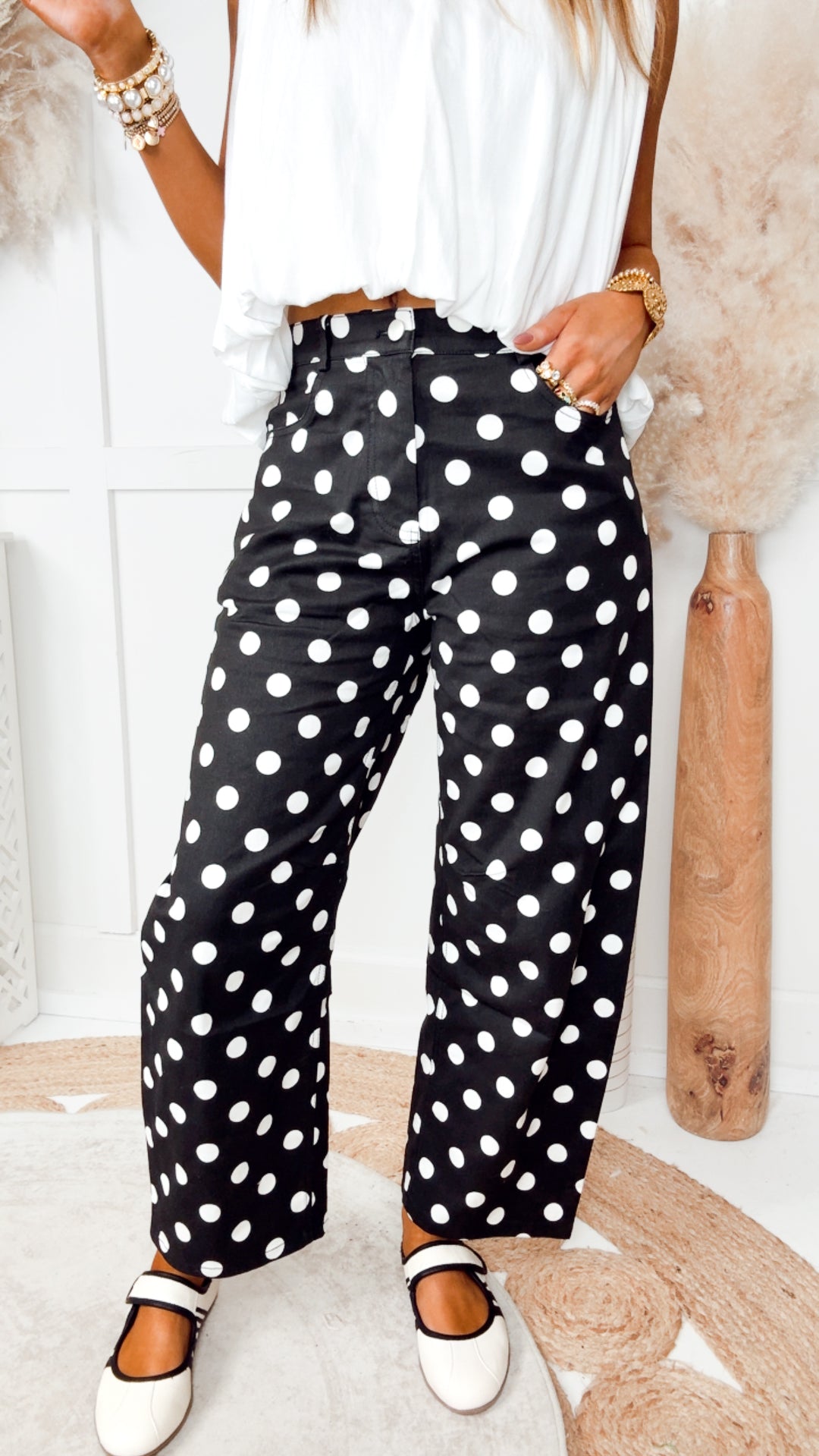 The Finley Polka Dot Pants