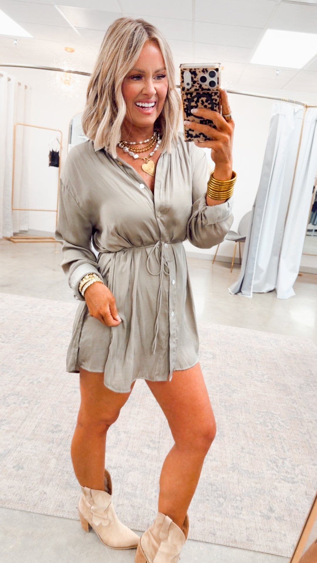 Soleil Darling Romper-Olive