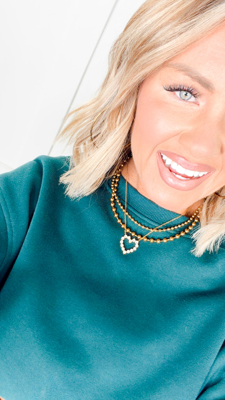 XL Gold Beaded Necklace