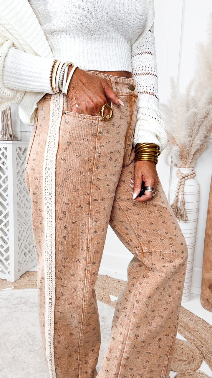 The Lovelace Jeans-Camel