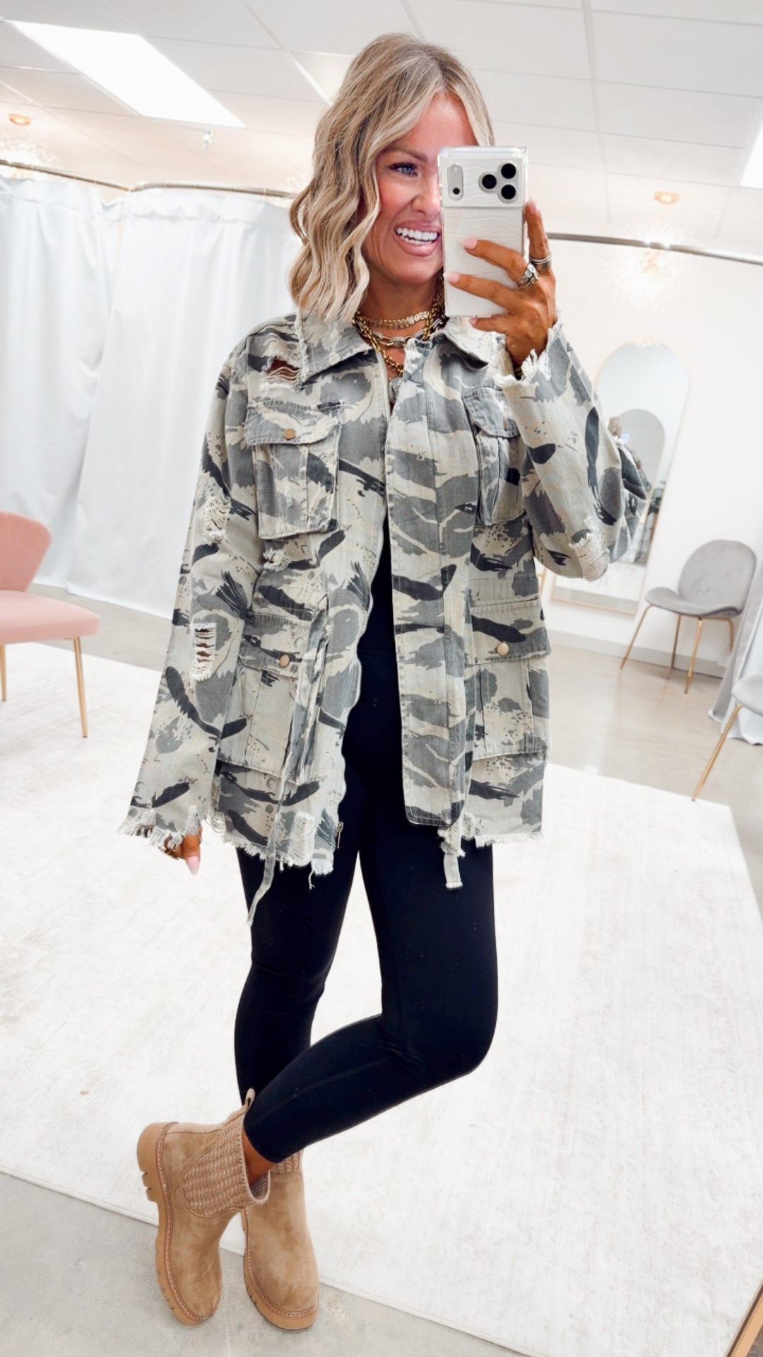 The Sweet Camo Twill Jacket
