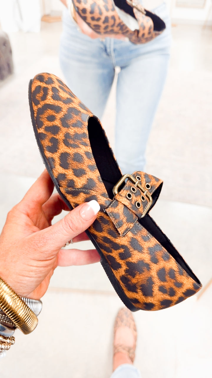 Soho Ballet Flat-Leopard