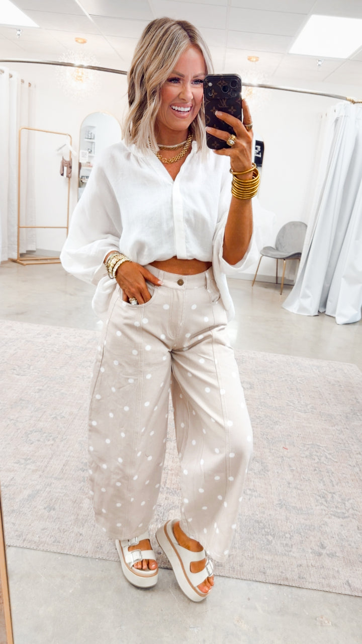 Dottie Darling Barrel Jeans