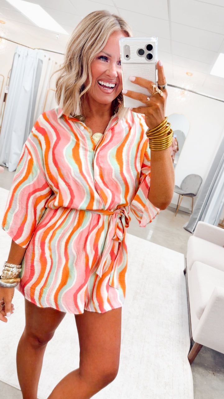 The Paradise Wave Romper
