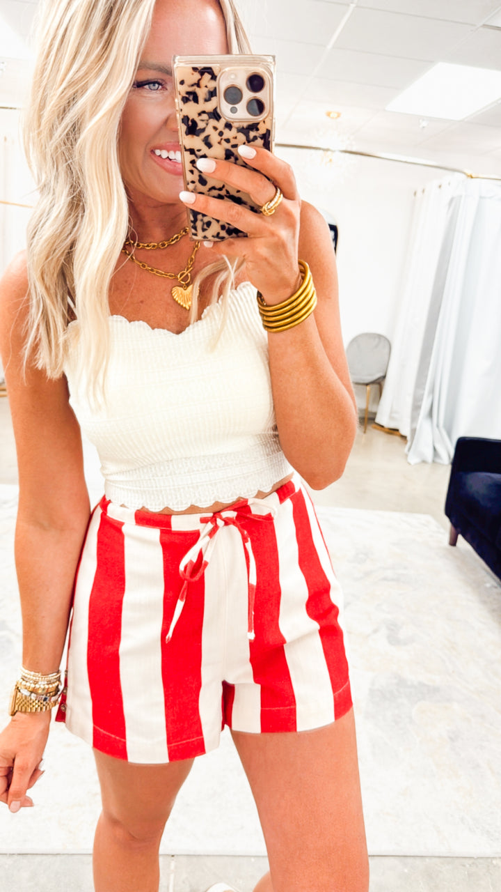 Delaney Stripe Shorts