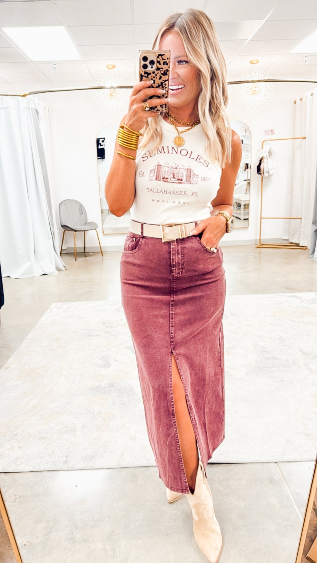 Wren Maxi Skirt-Plum