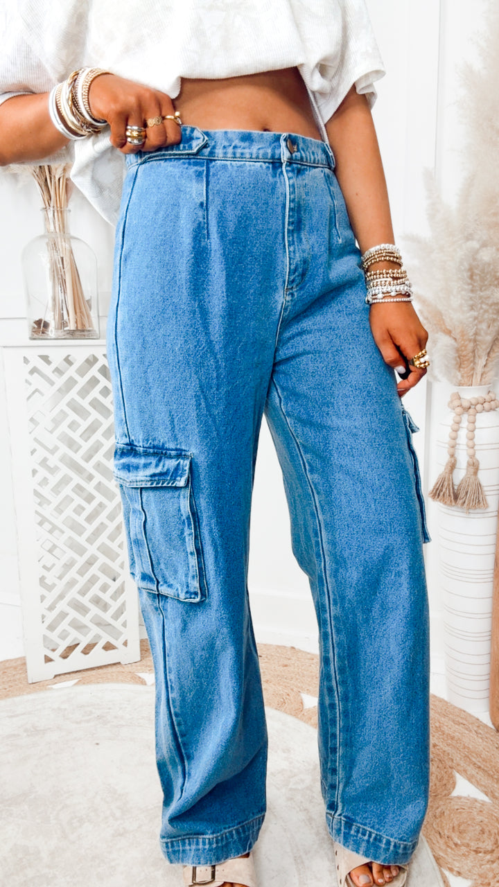 The Ryder Cargo Denim Pants