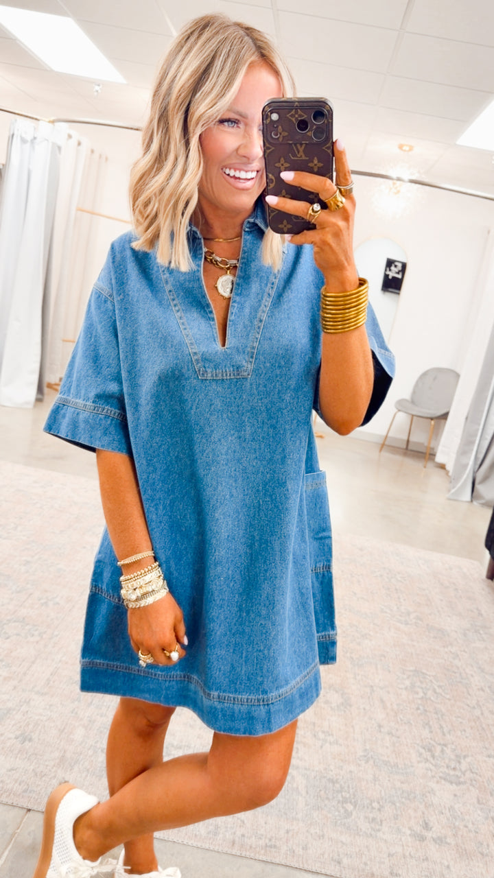 The Willow Ranch Denim Dress