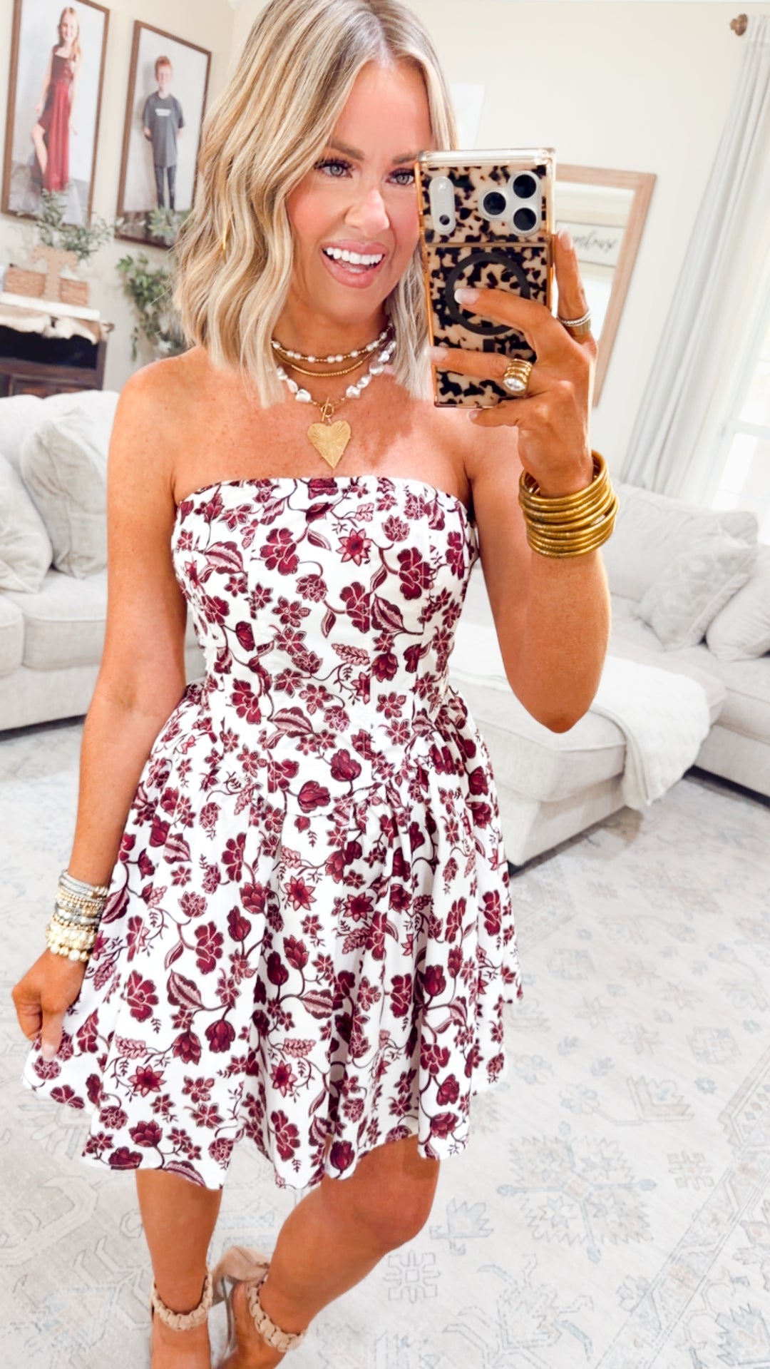 The Colette Floral Corset Dress