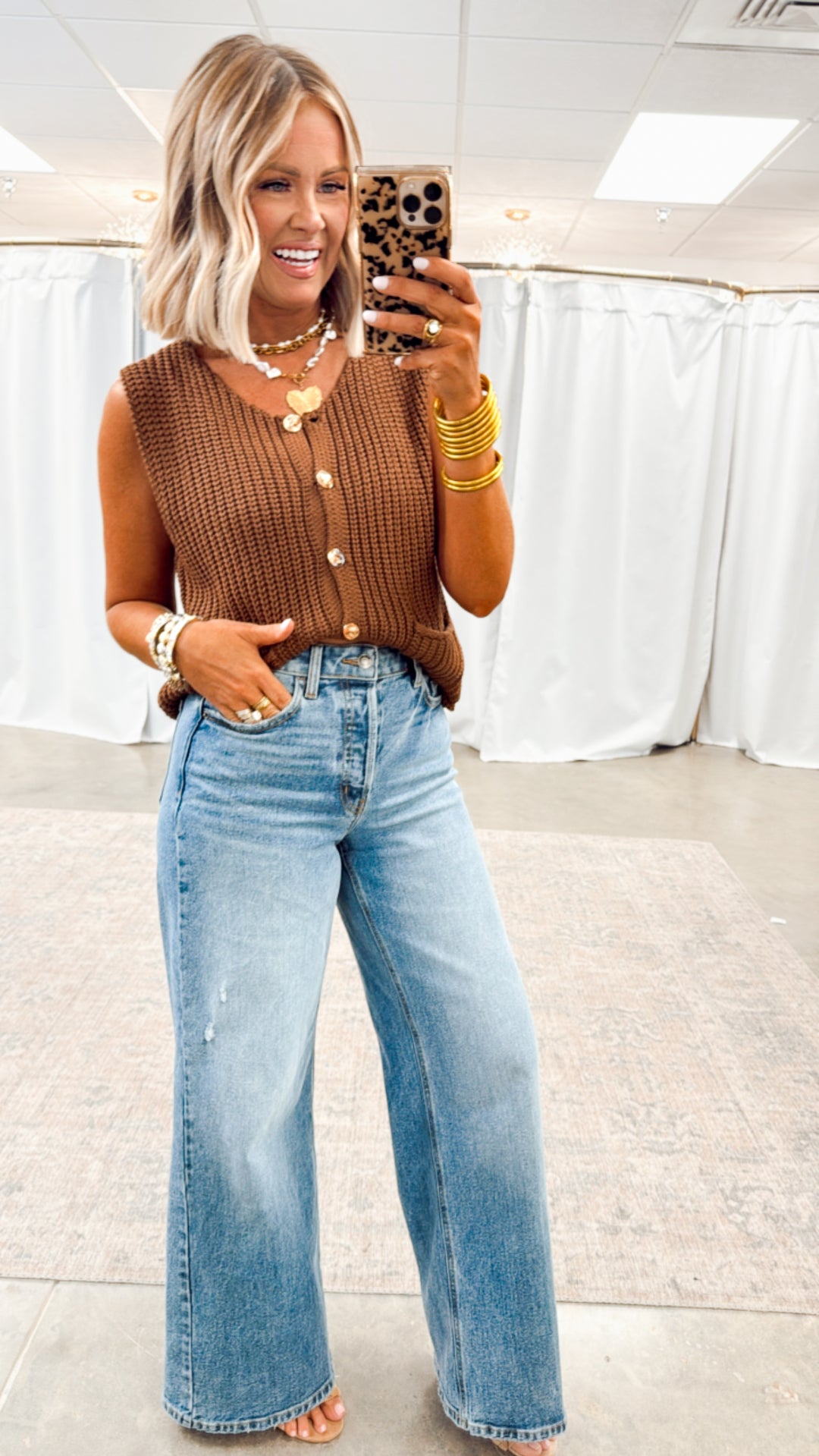 Lofty Sweater Vest-Coco