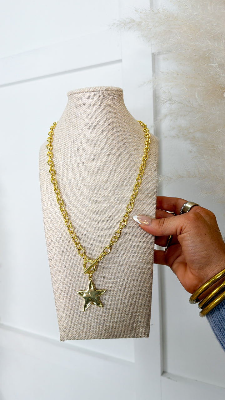 Shine Baby Shine Gold Necklace