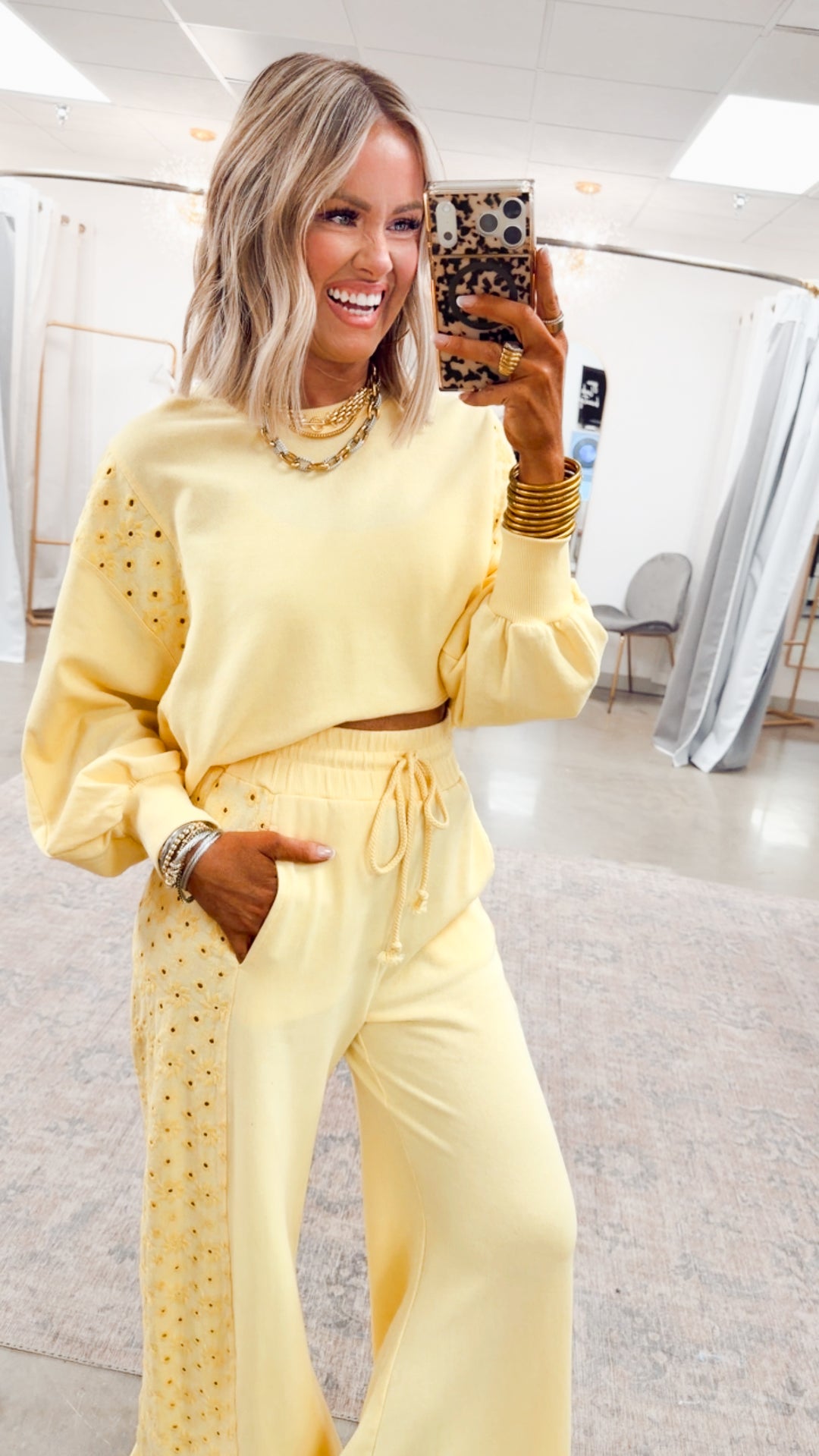 The Paloma Plush Set-Mellow Yellow