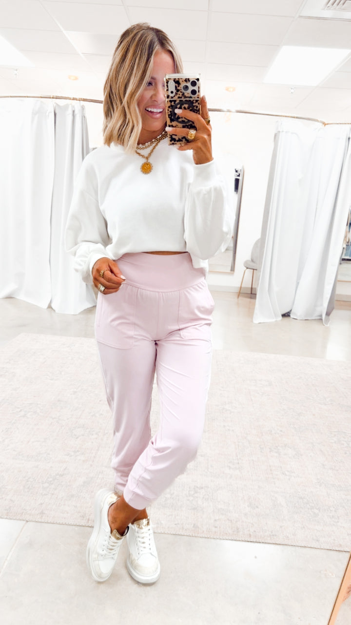 The Butter Flex Joggers-Sweet Pink