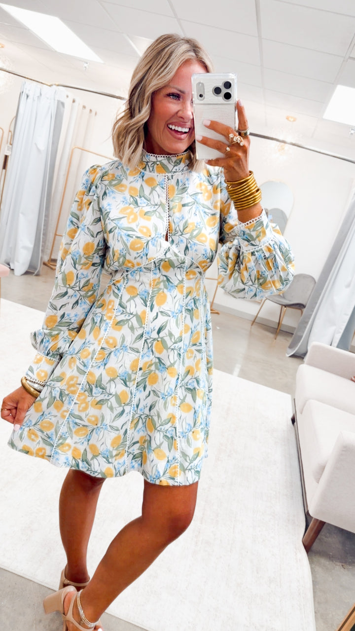 The Lemon Blossom Belle Dress