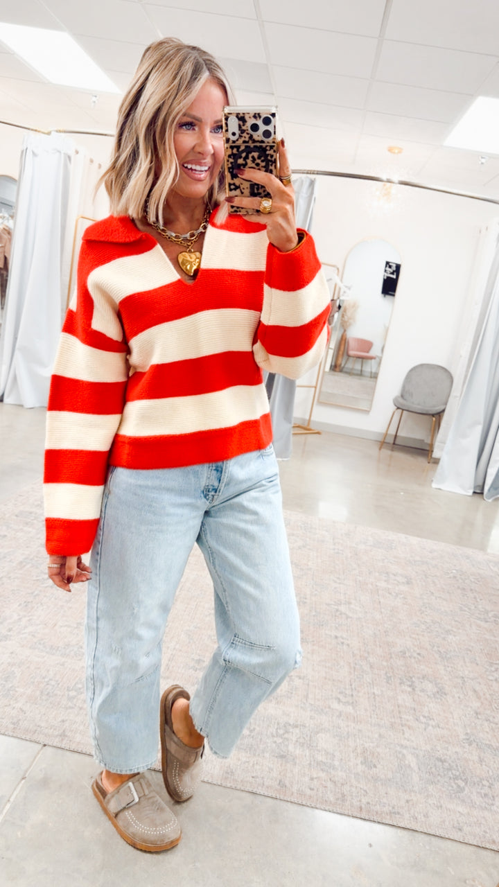 Peppermint Cozy Sweater