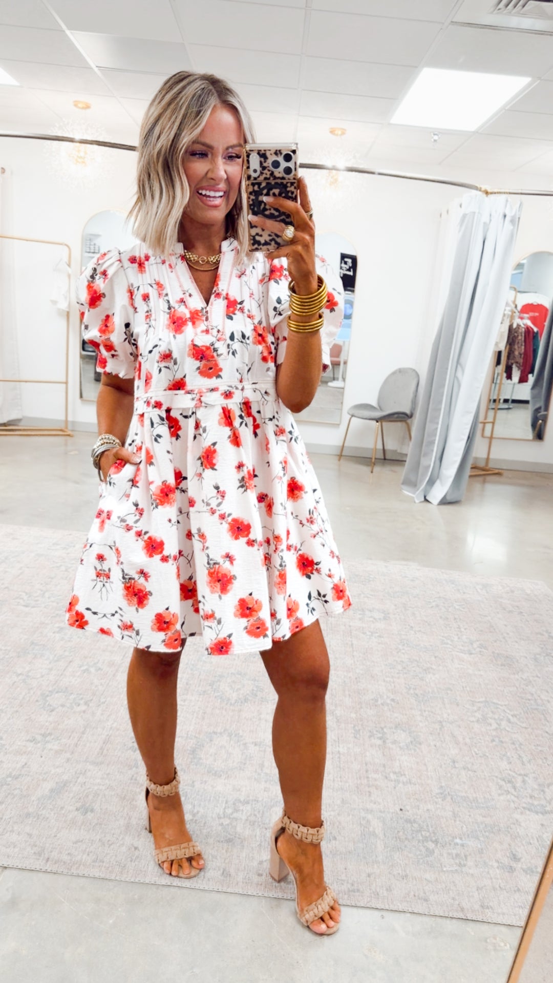 Rosalie Bloom Mini Dress