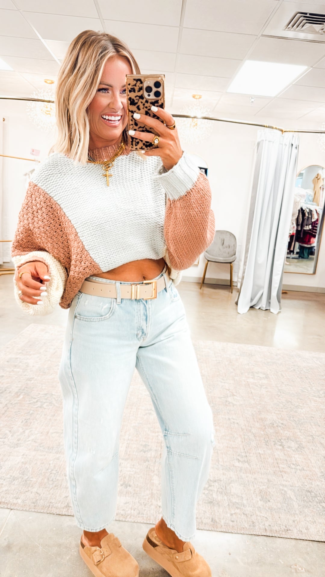 Sweet Things Colorblock Sweater