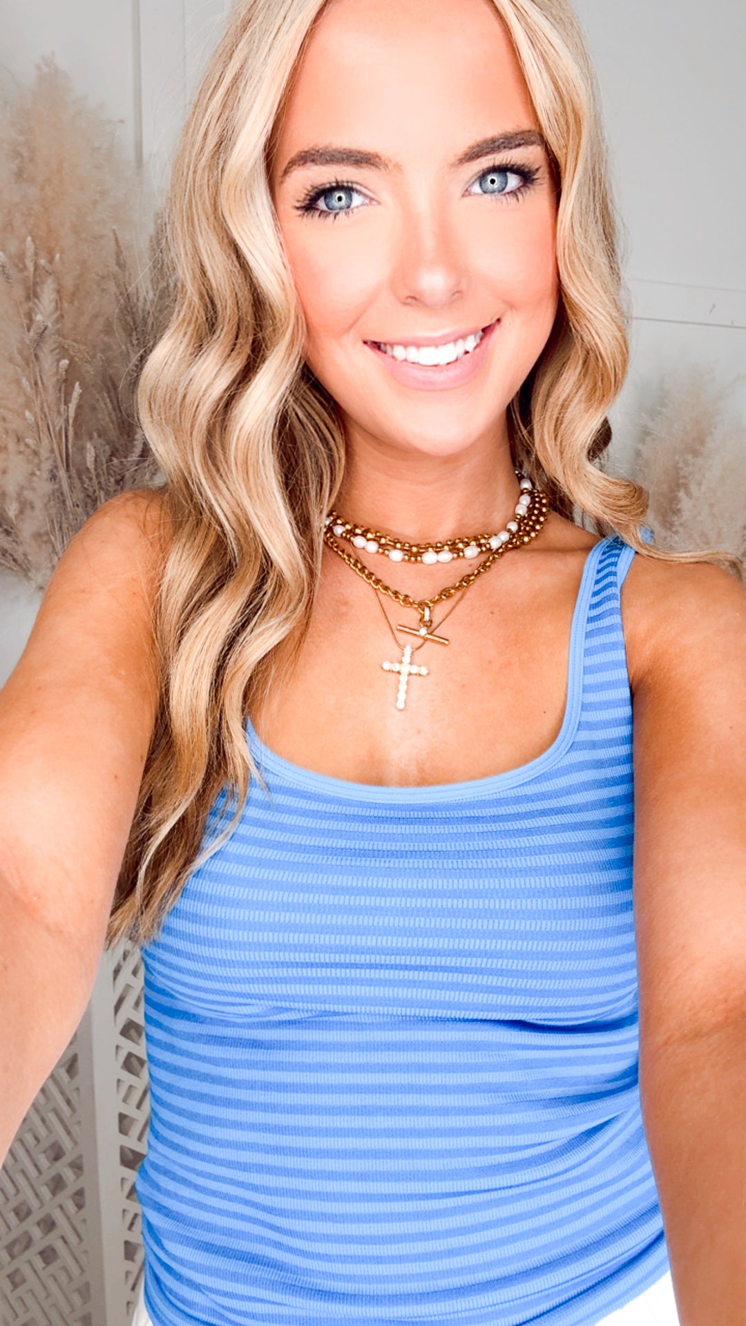 The Pretty Things Striped Tank-Marina