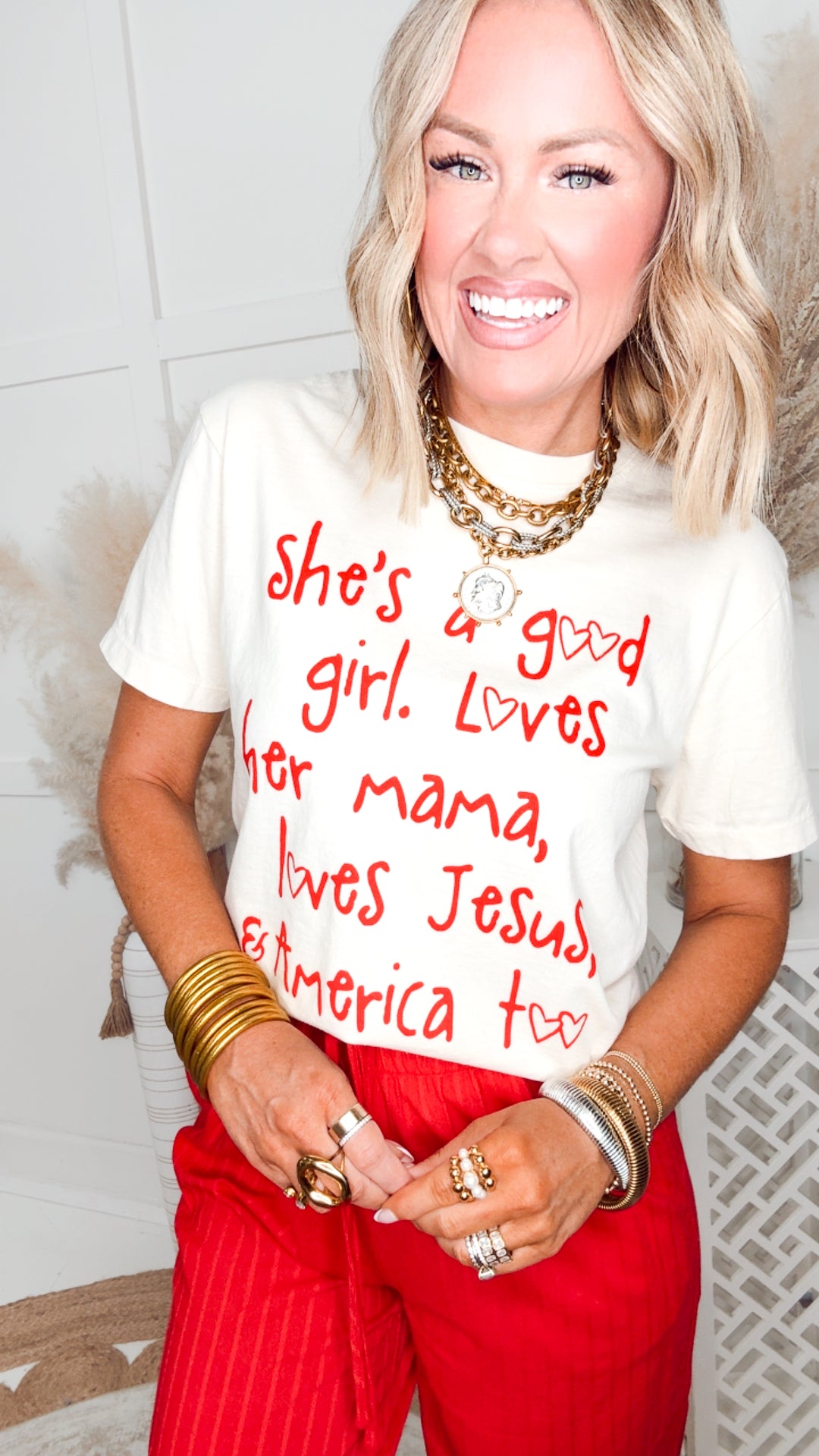 She's A Good Girl Cropped Tee