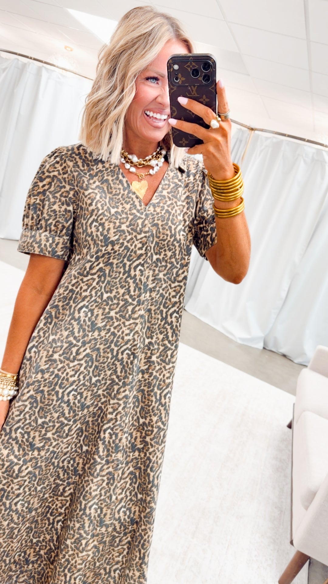 The Untamed Chic Midi Dress